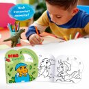Dino Malspaß 24 Seiten + 1 Stickerseite
