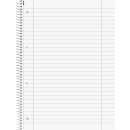 BRUNNEN Collegeblock A4 liniert Lineatur 27, 80 Blatt, 90 g/m², Mint