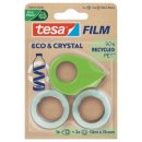 tesafilm eco & crystal 10:19, 2 Rollen und 1 Abroller
