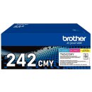 Brother TN-242CMY Toner Multipack, je ca. 1.400 Seiten -...