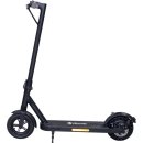 E-Scooter mit Alurahmen SEL-85360 schwarz, bis 20 km/h, faltbar, 350 W Motor, Luftreifen vorne Honeycomb Reifen hinten