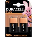 Batterie, E-Block, Plus Power 2er Pack, Alkaline, 6LR61, 9V, VE = 1 Blister = 2 Batterien