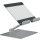 Tablet-Ständer RISE, Aluminium, für Bildschirme bis 13", 137 x 205 x 170 mm (B x H x T)