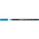 Pinselstift metallic, Strichbreite 1 - 6 mm, wasserbasierte Tinte, extrem lichtbeständig, blaumetallic