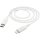 Ladekabel, USB-C-Lightning, 1 m, weiß, für Handy/Smartphone