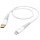 Ladekabel, USB-C-Lightning, 1,5 m, weiß, für Handy/Smartphone