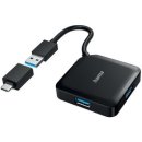 USB-Hub, 4 Ports, USB 3.2 Gen 1, 5 Gbit/s, inkl. USB-C Adapter