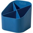 Schreibtischköcher KARMA, öko-blau, 80 - 100 % Recyclingmaterial