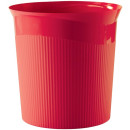 Papierkorb Re-LOOP, rot, 13 Liter, Höhe: 287 mm