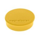 Magnete Discofix Hobby, 25 mm, 10 Stück, gelb