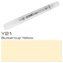 Layoutmarker Copic Ciao, Typ Y-21, Burrercup Yellow, 3...