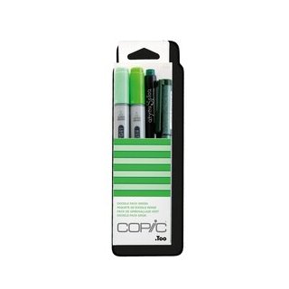 Layoutmarker Copic Ciao, Doodle Pack, grün, 4 Stück