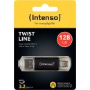 Speicherstick Twist Line USB 3.2 TypeC, 128 GB, anthrazit