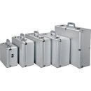Multifunktionskoffer Stratos I, Aluminium, silber, Außenmaße: ca. 26 x 29,5 x 14,5 cm