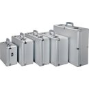 Multifunktionskoffer Stratos IV, Aluminium, silber, Außenmaße: ca. 36,5 x 46,5 x 19 cm