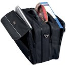 Tasche Corniche, Polyester, schwarz, Außenmaße: ca. 33,5 x 44 x 21 cm