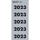 Rücken-Inhaltsschild Jahreszahlen 2023, grau, 1...