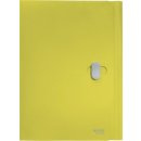 Dokumentenmappe Recycle, A4, gelb, blickdicht, Sicherheitsverschluss