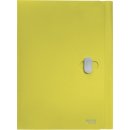 Dokumentenmappe Recycle, A4, gelb, blickdicht, Sicherheitsverschluss