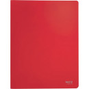 Sichtbuch Recycle, mit 20 Hüllen klar (45 Mikron), DIN A4, PP, rot, dokumentenecht, für 40 Blatt