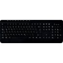 Multimedia Tastatur, kabelgebunden, QWERTZ (DE/AT), Plug & Play Maße: 450 x 170 x 25mm, 477 g, schwarz