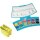 Deckfarbkasten Pelikan ProColor 735PC / 12, 12 Farben, türkis / neongelb