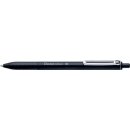 Kugelschreiber 0,5 mm, schwarz, weich schreibend, mit Metallclip, nachfüllbar mit Mine BXSE1002