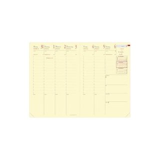 Kalendereinlage Minister Prestige, 1 Woche/2 Seiten, Spaltenansicht, 160 x 240 mm