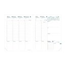 Kalendereinlage Trinote, 1 Woche /2 Seiten mit Tagesnotizen, Spaltenansicht, 180 x 240 mm