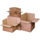 Verpackungs- und Versandkartons, 1-wellig, braun, wiederverschließbar, Innenmaß: 500 x 400 x 400 mm