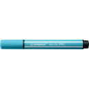 Filzstift Pen 68 MAX, Strichstärke 1 und 5 mm, azurblau