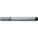Filzstift Pen 68 MAX, Strichstärke 1 und 5 mm, mittelgrau