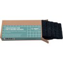 Ersatzpads für Holz-Board-Eraser schwarz, mit Klett, VE = Packung = 5 Stück
