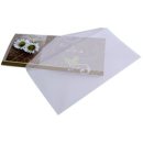 Briefumschlag Workflow, DIN C5, ohne Fenster, gummiert, transparent, 100g/qm, 25 Stück