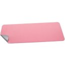Schreibunterlage aus Lederimitat, rosa/silber, doppelseitig nutzbar, einrollbar, 800 x 300 x 2 mm