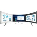 Monitor LCD/LED 3280W V2, 31,5", CURVED, 2x HDMI/DP, 16:9, 2560 x 1440 Pixel, Advanced VA, silber/weiß