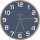 Wanduhr BALTIC, buche/hellblau, Ø 31,5 cm, Quarzlaufwerk, 3 Zeiger (buche: Stunde, Minute, Sekunde), weiße Ziffern auf hellblauem Grund