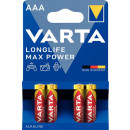Batterie Micro, AAA, LR03, Longlife Max Power, 4er Pack, 1,5V