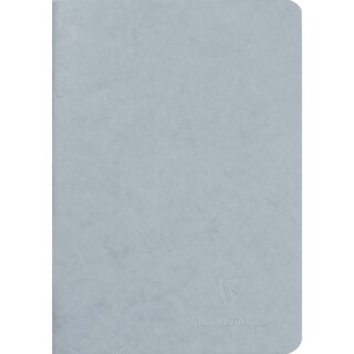 Notizbuch mit Drahtheftung Age Bag 9x14 cm, 48 Blatt liniert - Grau