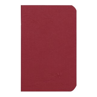 Notizbuch mit Drahtheftung  Age Bag A5, 48 Blatt 90g liniert - Rot