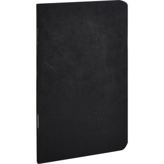 Age Bag, Notizbuch mit Drahtheftung 9x14 cm, 48 Blatt 90g liniert - Schwarz