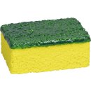 Radiergummi 3D - Putzschwamm -  gelb / grün