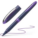 Tintenroller One Business,violett Strichstärke 0,6 mm, dokumentenecht  Kappe mit Klipp