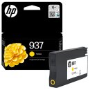 HP 937 Tintenpatrone Gelb, ca. 800 Seiten - Original