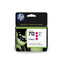 HP 712 Tintenpatronen 3er-Set, Magenta - Original