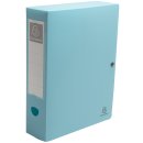 Archivbox 8cm Rücxken mit Druckknopf Skandi - Frostblau