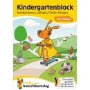 Kindergartenblock - ab 4 Jahre - kombinieren, rätseln, Fehler finden