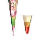 Roth Schultüte Einhornglück 85cm eckig mit Glitter Glitterborte Organzaverschluss