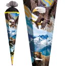 Roth Schultüte Seeadler 85cm eckig Tüllverschluss