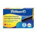 Pelikan Tintenrollermine rot VE = 5 Patronen
